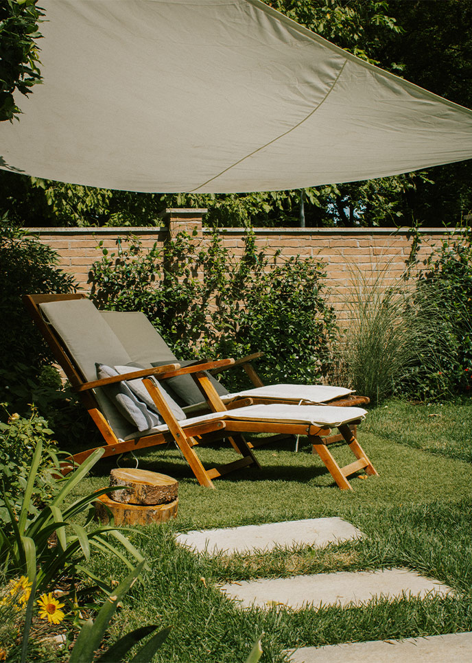 Foto di un giardino